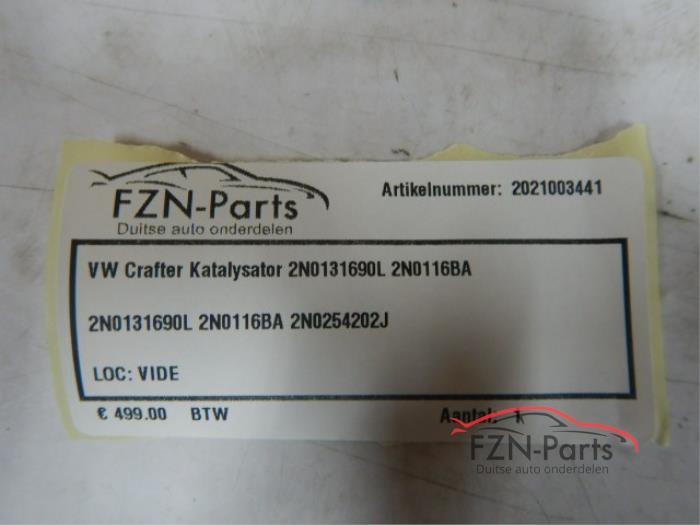 VW Crafter Katalysator