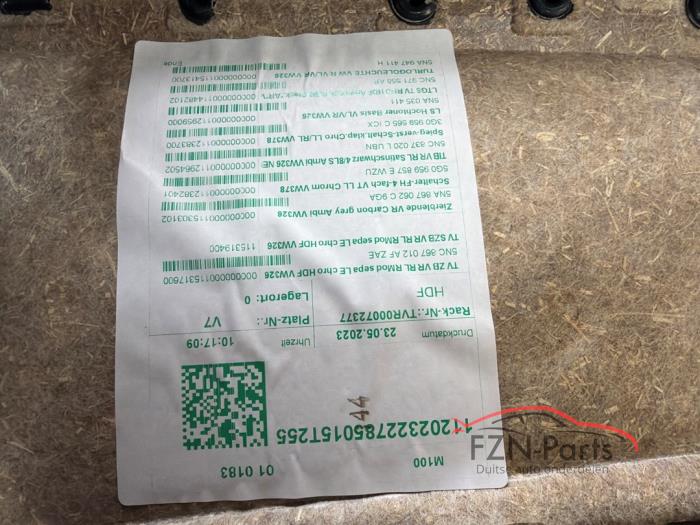 VW Tiguan 5NA Facelift R Deurpanelen Leer Engels Deurpanelen verlicht