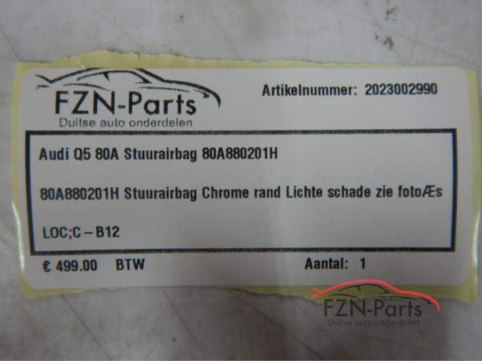 Audi Q5 80A Stuurairbag