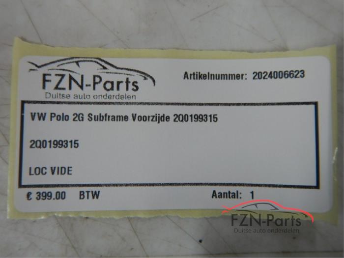 VW Polo 2G Subframe voorzijde