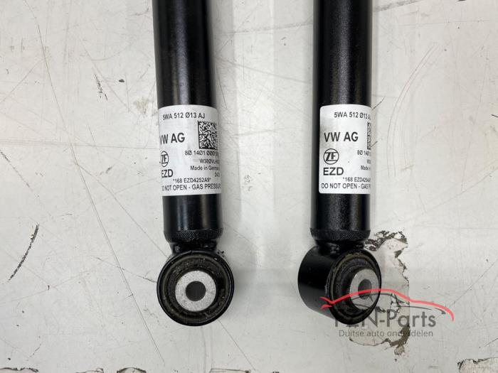 VW Golf 8 5H Veerpoot schokdemper achterzijde set