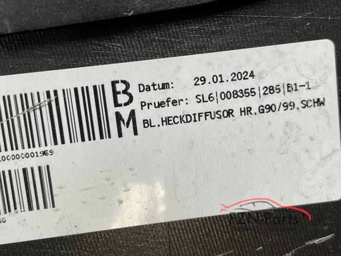 BMW M5 G90 Achterbumper 6PDC Grijs