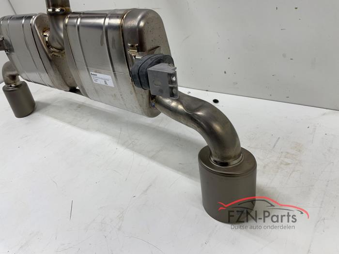 VW Golf 8 GTI Clubsport Facelift Akrapovic Uitlaat Compleet middendemper Einddemper