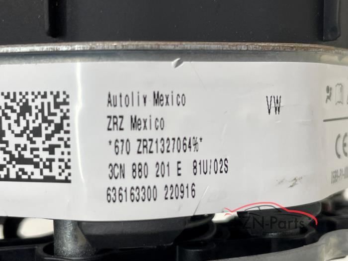 VW Golf 7 Stuur airbag