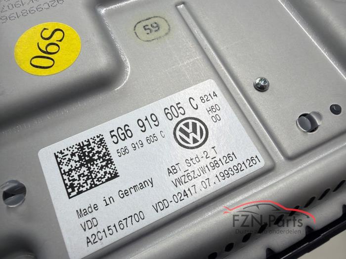 VW Golf 7 5G Facelift Navigatie display navi scherm