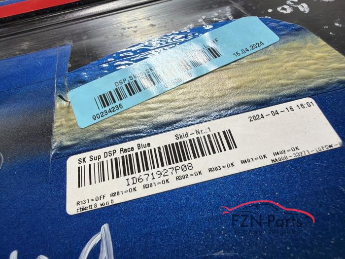 Skoda superb 3V9 Achterklep spoiler blauw