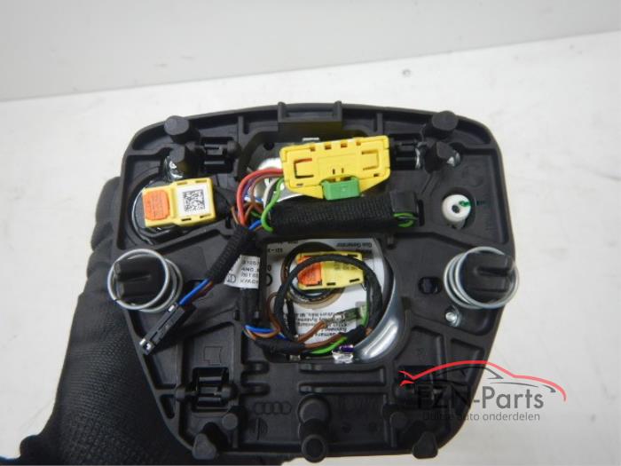 Audi A6 A7 A8 4K 4N Stuurairbag Leer Zwart Stiksel