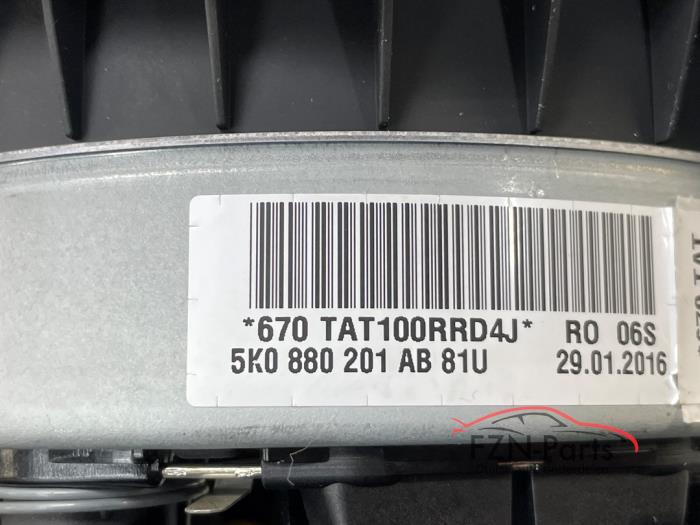 VW Polo 6R Stuurairbag stuur