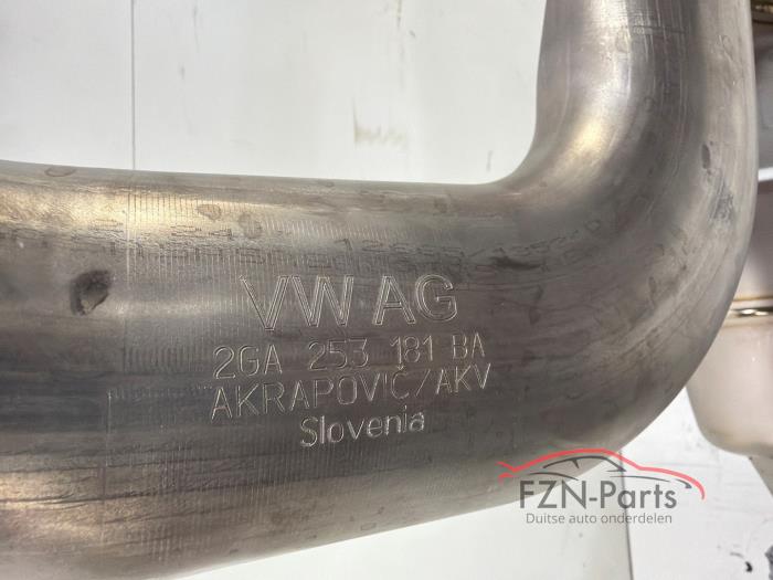 VW T-Roc R Facelift Uitlaat Akrapovic Compleet