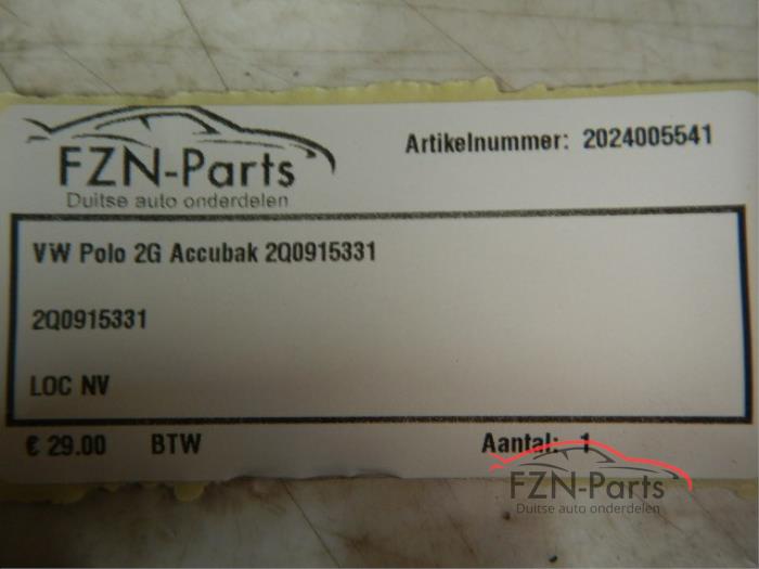 VW Polo 2G Accubak