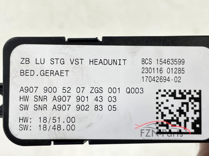 Mercedes-Benz W420 Citan Schakelaar dashboard