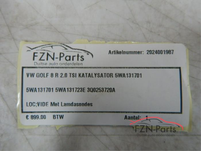 VW Golf 8 R 2.0 TSI Katalysator