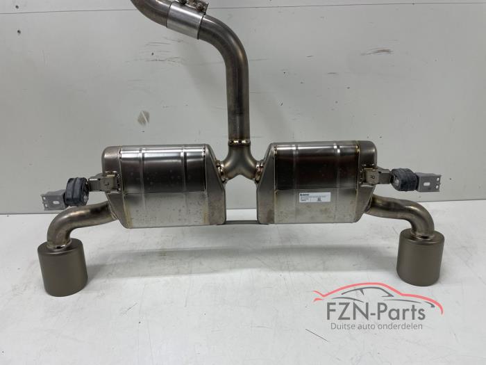 VW Golf 8 GTI Clubsport Facelift Akrapovic Uitlaat Compleet middendemper Einddemper