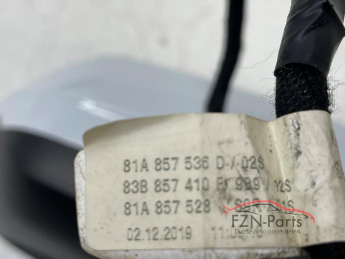 Audi Q2 81A Zij buiten spiegel rechts wit