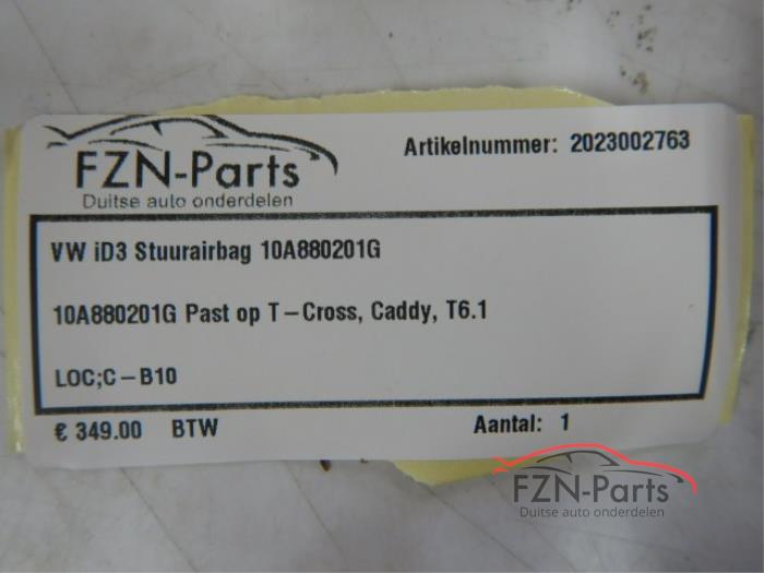VW ID3 Stuurairbag