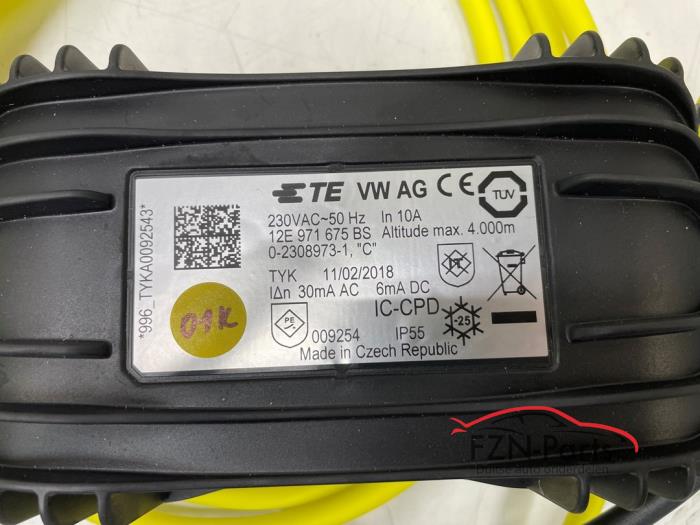 VW Golf 7 GTE E-Golf Oplaadkabel met opbergtasje