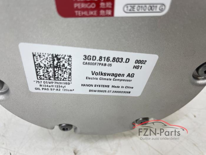 VW Passat B8 Hybride aircpomp