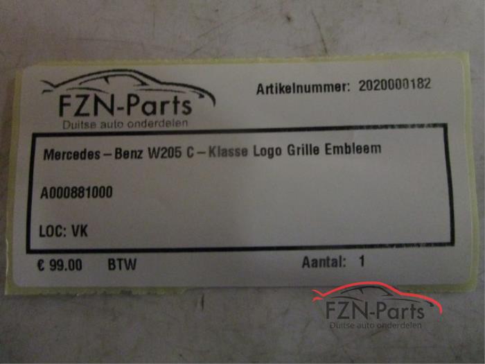 Mercedes-Benz W205 Facelift Logo embleem grille