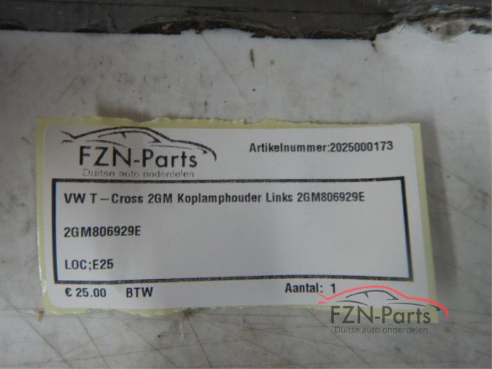 VW T-Cross 2GM Koplamphouder Links