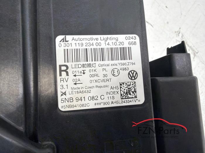 VW Tiguan 5NA Facelift Koplamp Rechts VOLLED