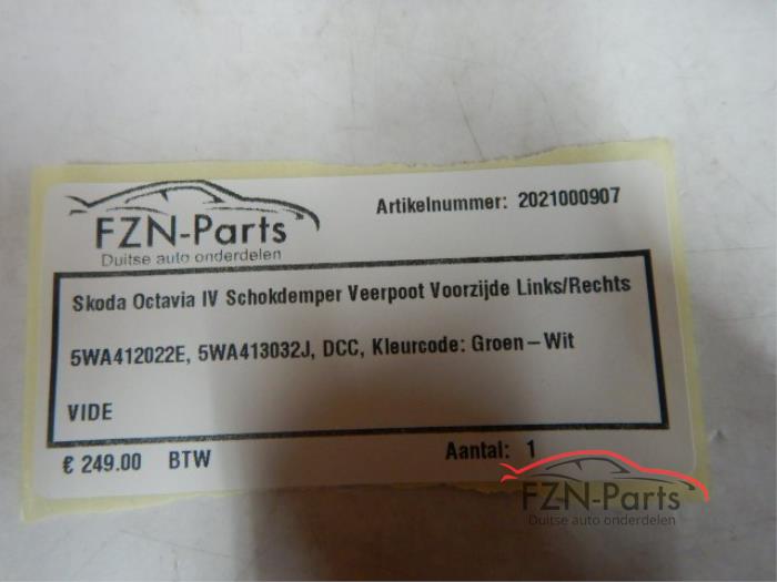 VW Golf 8 Schokdemper Veerpoot Voorzijde Links/Rechts