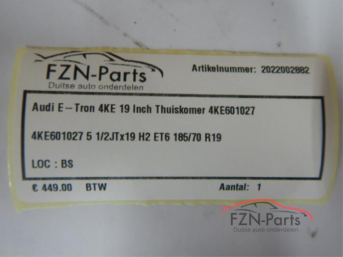 Thuiskomer Audi E-Tron (23826156)