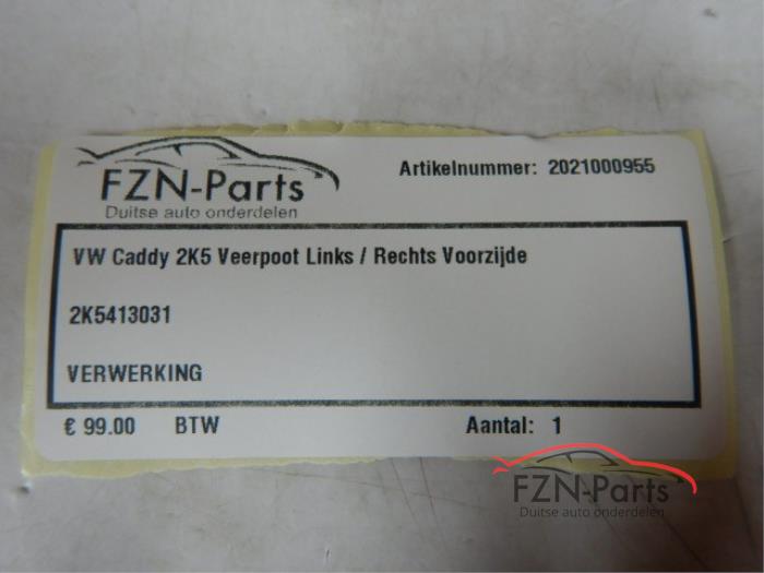 VW Caddy 2K5 Veerpoot L/R Voorzijde