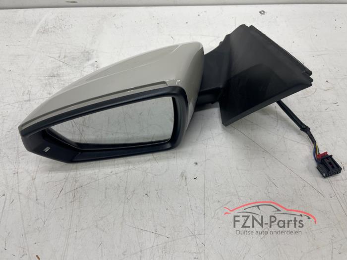 VW Polo 2G Zij buiten spiegel Links LA7A Ascot grey