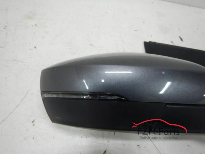 VW Polo 6R 6C zij buiten spiegel rechts grijs