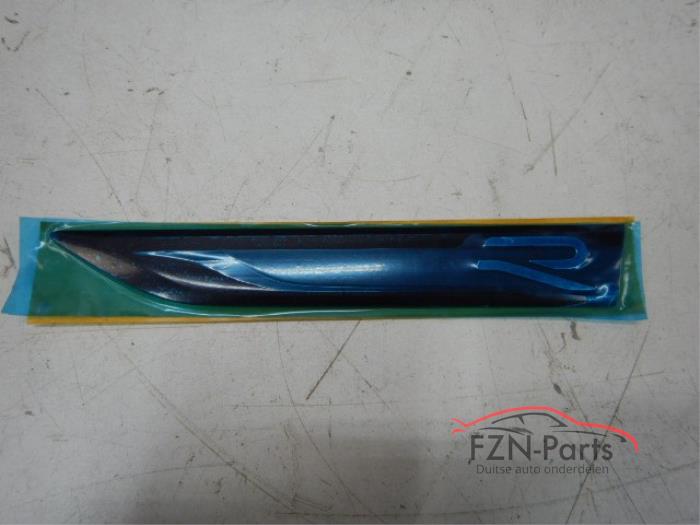 VW Golf 8 R Embleem Sticker Logo Zijscherm Links