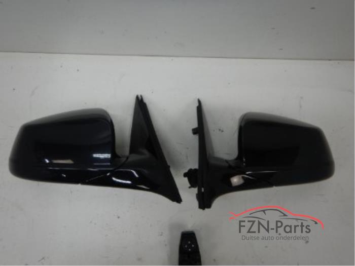 BMW 5-Serie F10 Zij buiten spiegel set Inklapbaar zwart