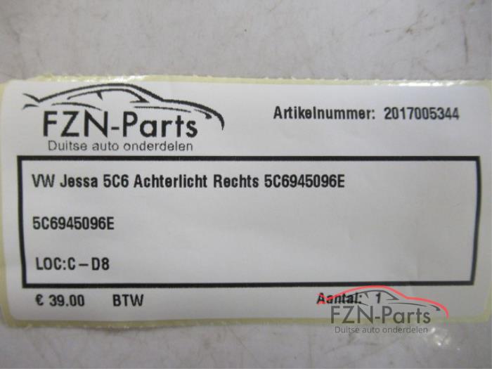 VW Jetta 5C6 Achterlicht rechts