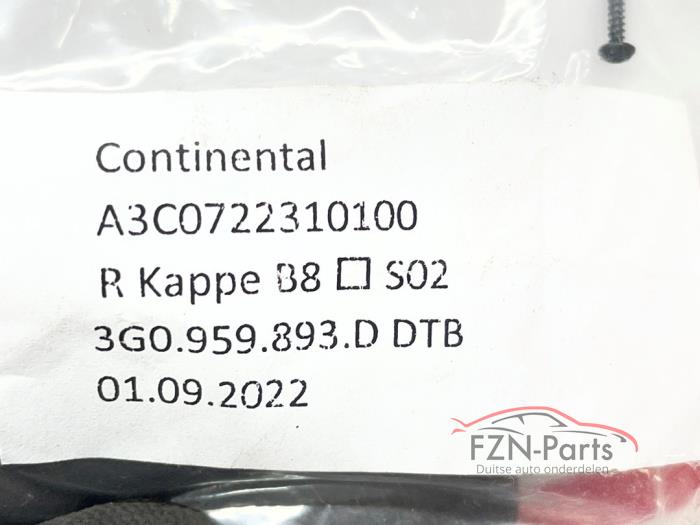VW Passat B8 Sleutel inleg R R-Line