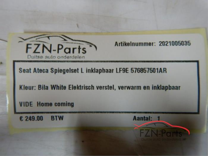 Seat Ateca Spiegel Links Inklapbaar