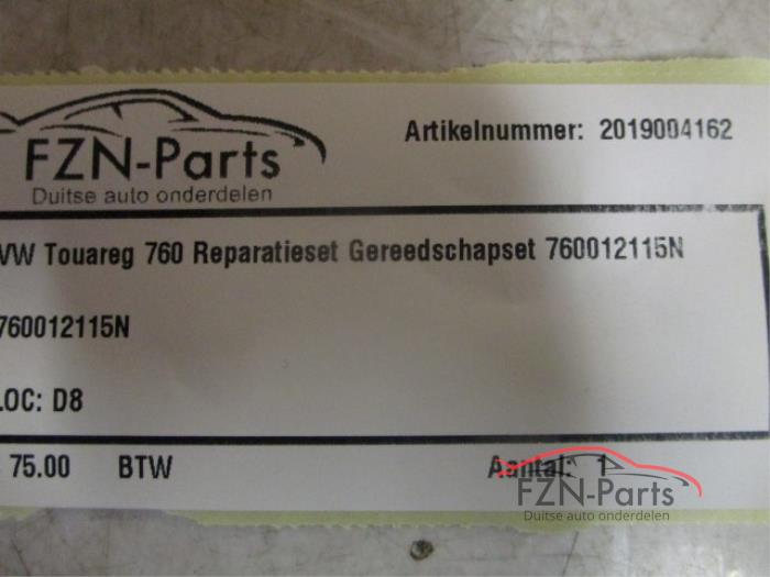 VW Touareg 760 Reparatieset met schuim