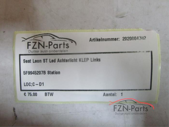Seat Leon 5FF ST Achterlicht Links Klep LED