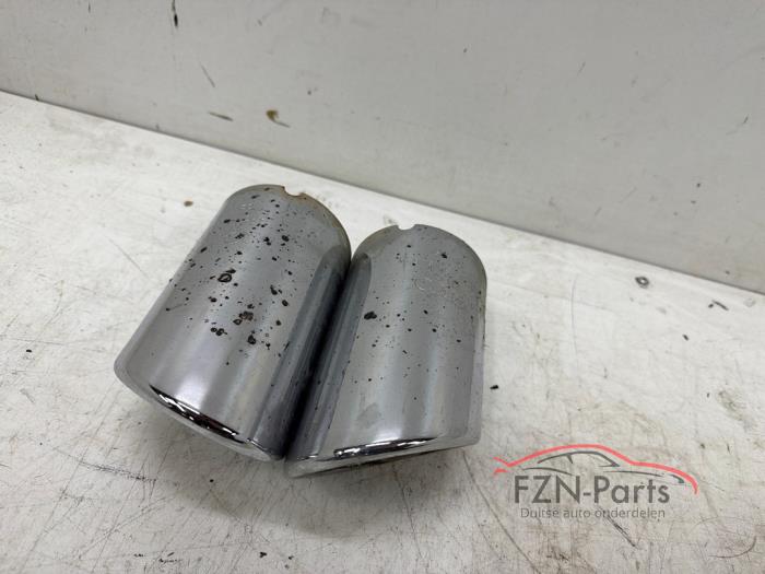 Audi A8 4H Uitlaat sierstukken links rechts set