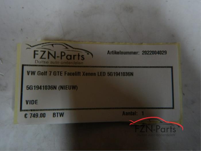 VW Golf 7 GTE Facelift Xenon LED