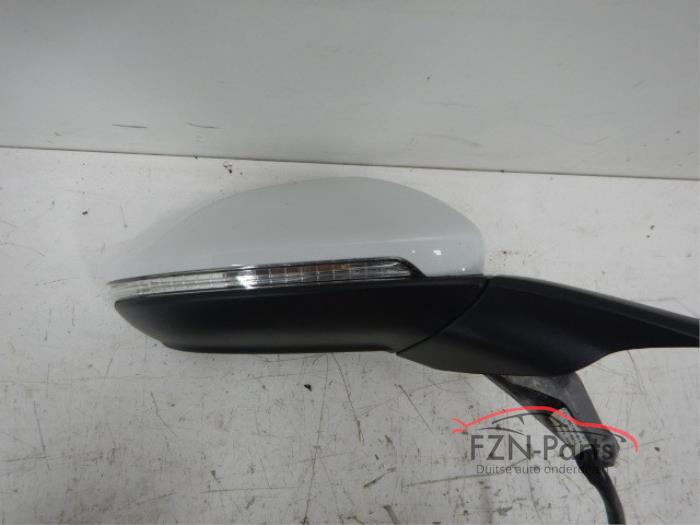 VW Golf 7 Zij buiten spiegel Rechts Wit