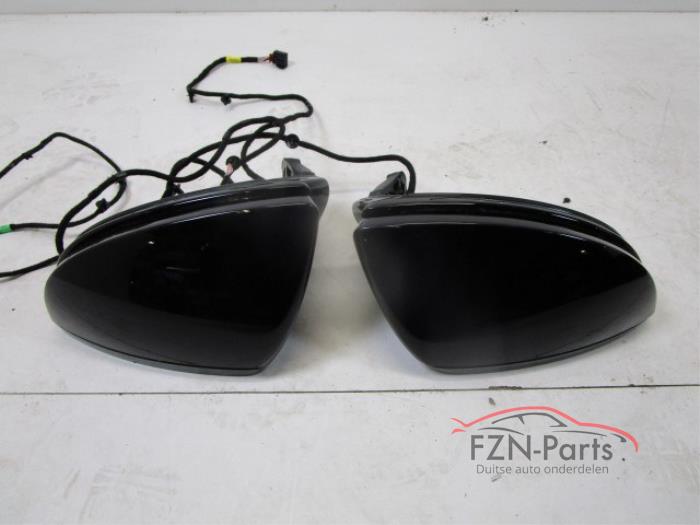 Audi A8 4N Spiegel set links rechts Zwart LY9B