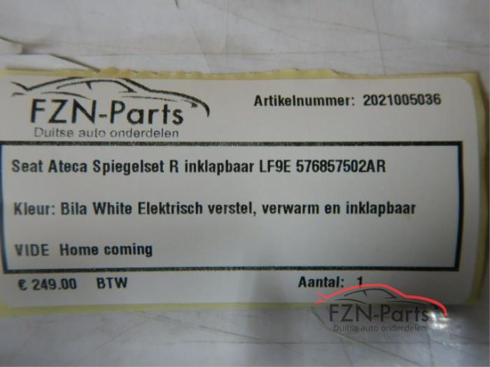 Seat Ateca 576 spiegel rechts LF9E