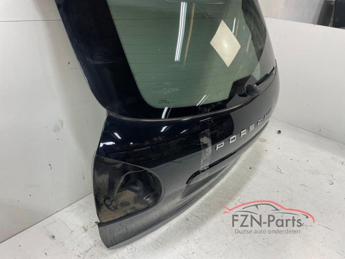 Porsche Cayenne II Achterklep met Spoiler Zwart