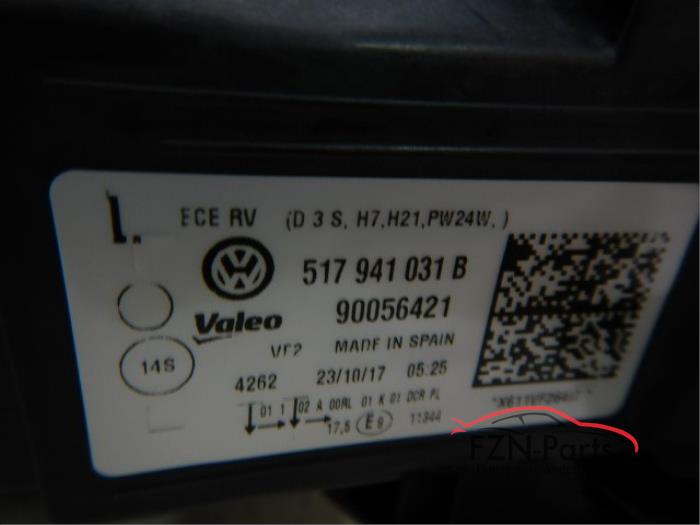 VW Golf sportsvan 517 Koplamp Links Xenon LED