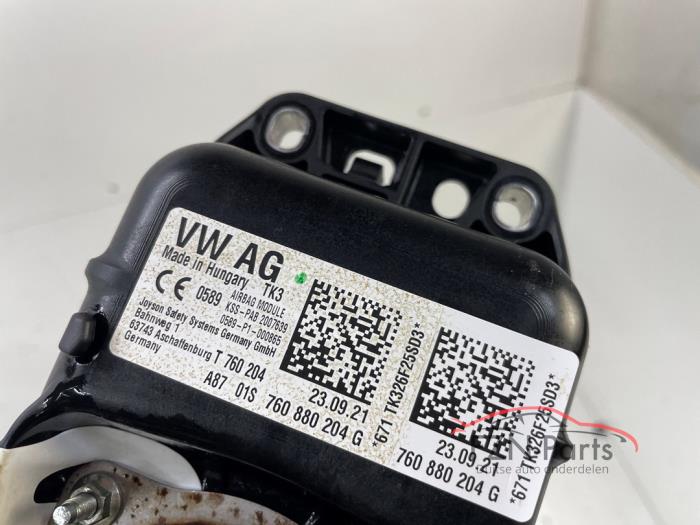 VW Touareg 760 Bijrijders passagiers airbag dashboard