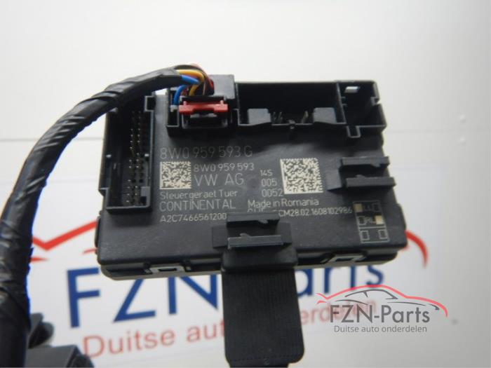 Audi A4 8W Spiegel set links rechts inklapbaar wit