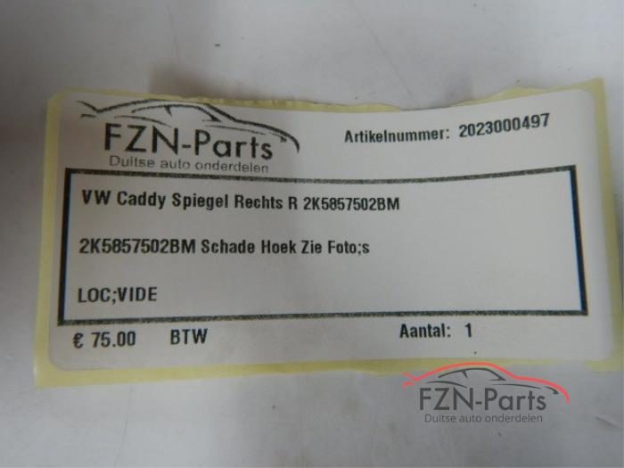 VW Caddy Spiegel Rechts