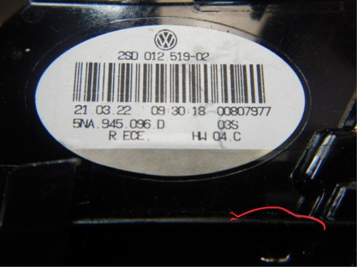 VW Tiguan 5NA Achterlicht Rechts