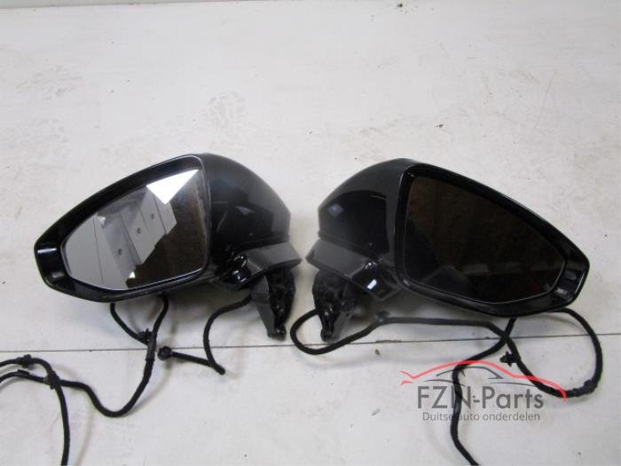 Audi A8 4N Spiegel set links rechts Zwart LY9B