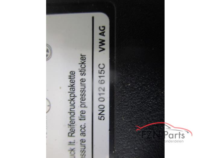 VW Touareg 760 Reparatieset met schuim