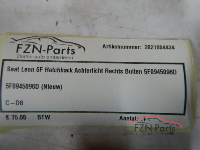 Seat Leon 5F Achterlicht Rechts